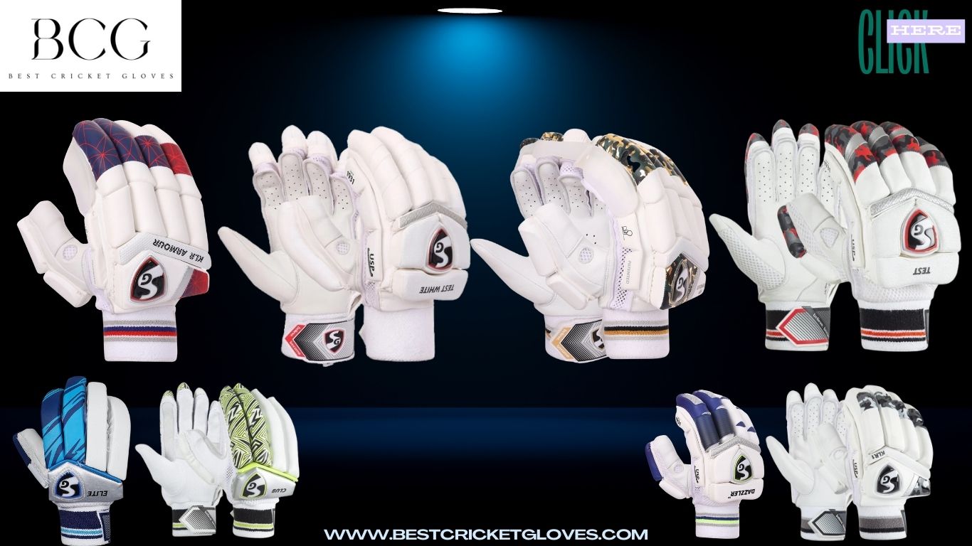 SG Cricket batting Gloves models
